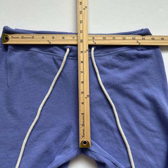 The Great Sweat Short Womens Size 1 US Sm Purple Raw Hem Drawstring Waist Lounge - Picture 6 of 11